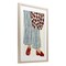 Stupell Industries Striped Minimal Fashion Framed Print Under Glass, design by JJ Design House LLC